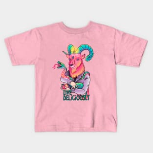 Live deliciously Kids T-Shirt